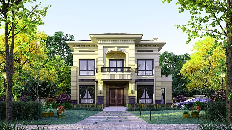 红原中式合院住宅，开放庭院与邻里乡亲更亲近